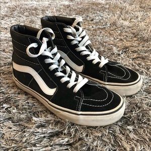 Classic Black Hi Top Vans